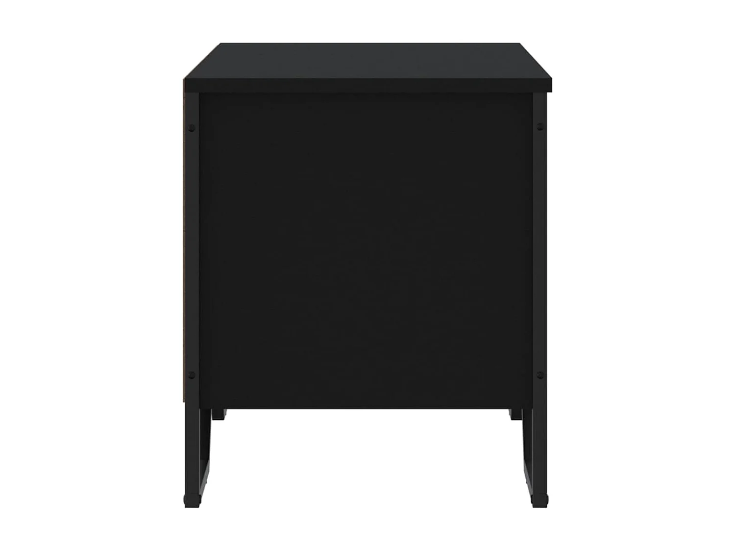 Armoire à chaussures noir 90x38x45,5 cm bois d'ingénierie