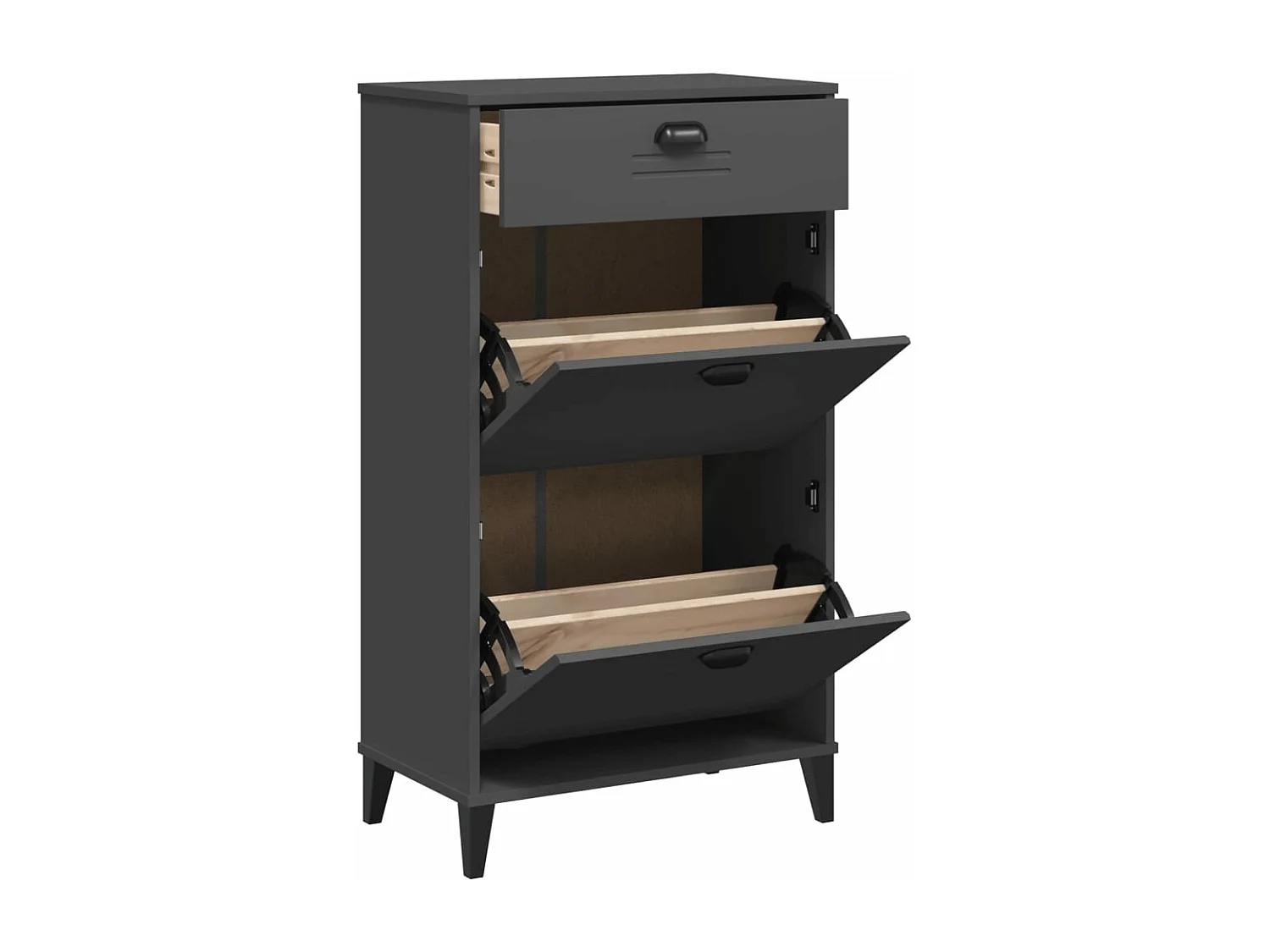 Scarpiera VIKEN in multistrato grigio antracite