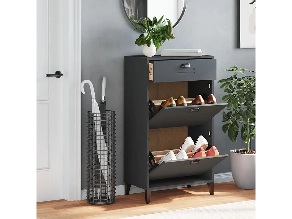 Scarpiera VIKEN in multistrato grigio antracite