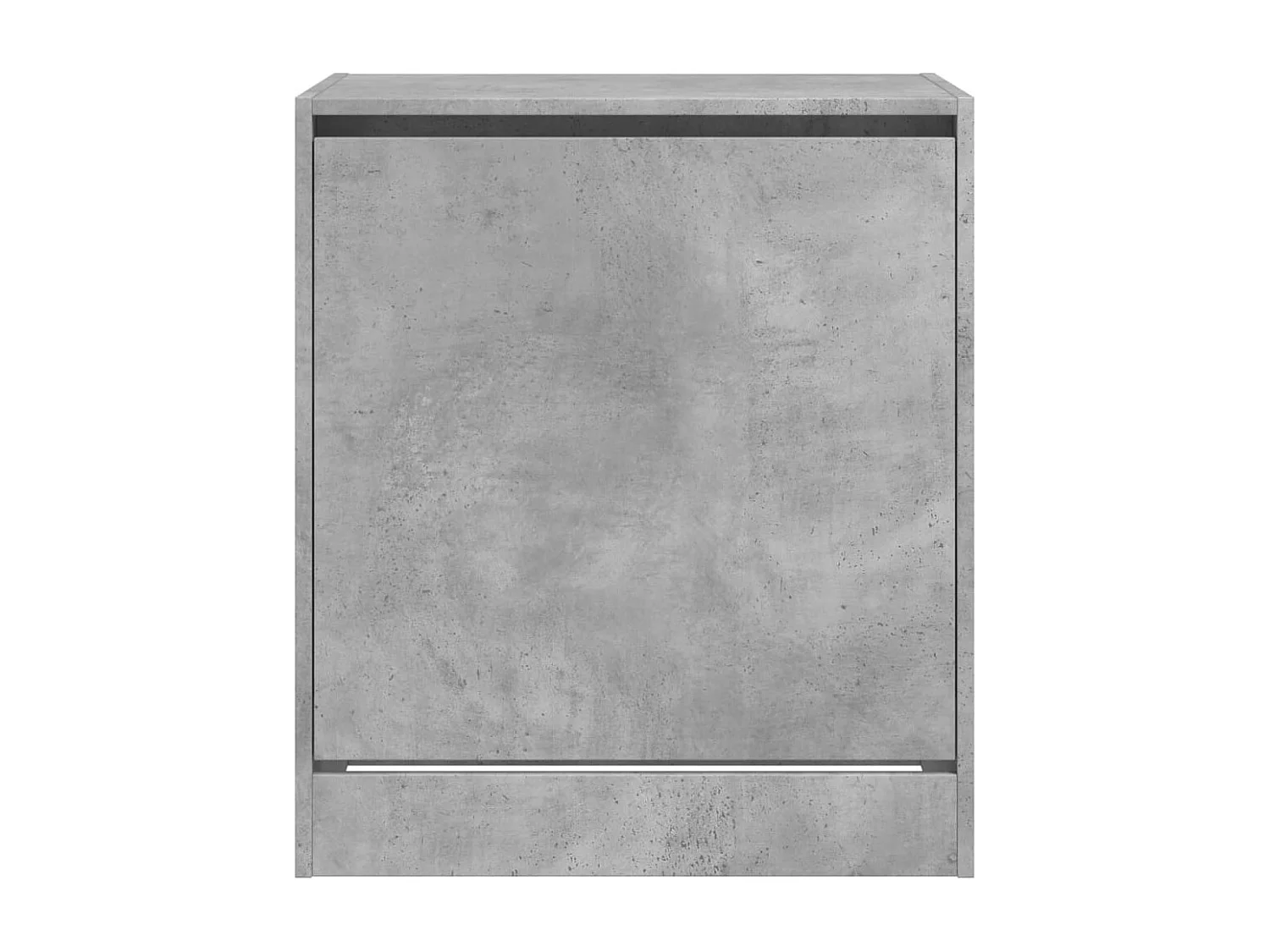 Sapateira cinza concreto 60x42x69 cm madeira projetada