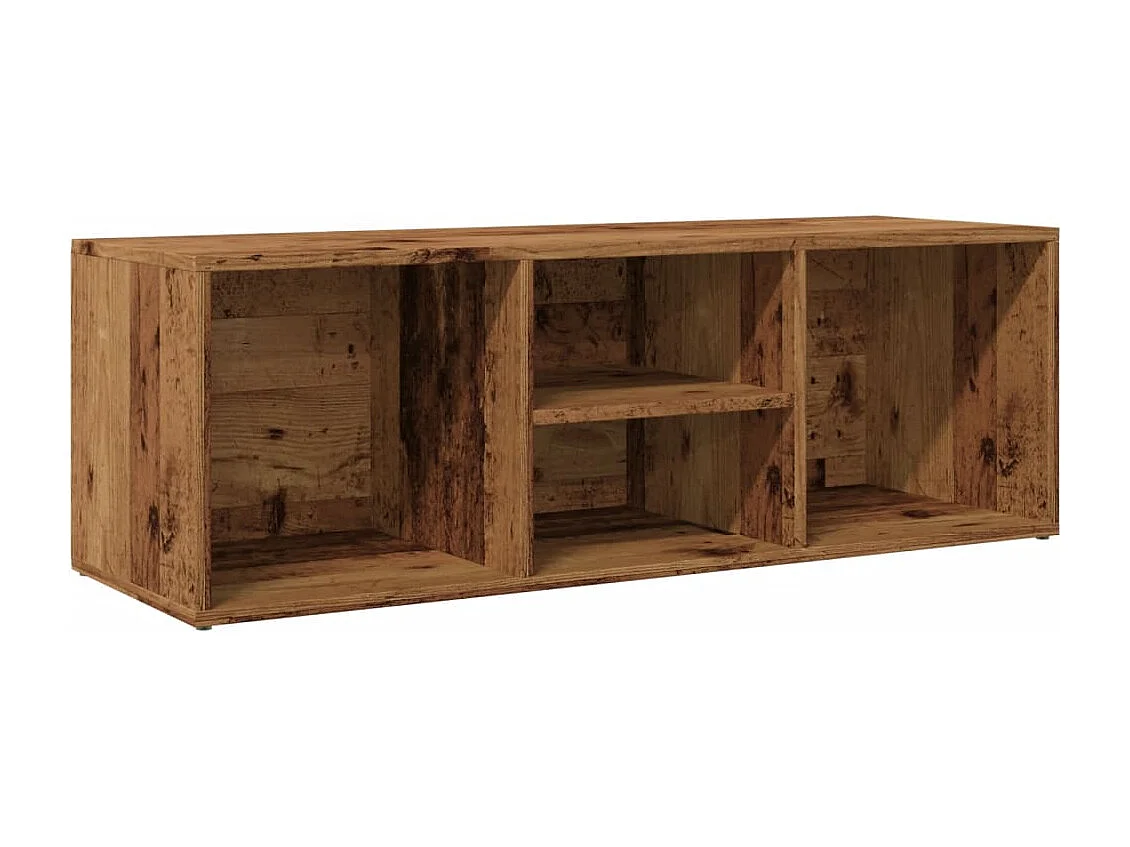 Banc de rangement à chaussures vieux bois 105x35x35 cm