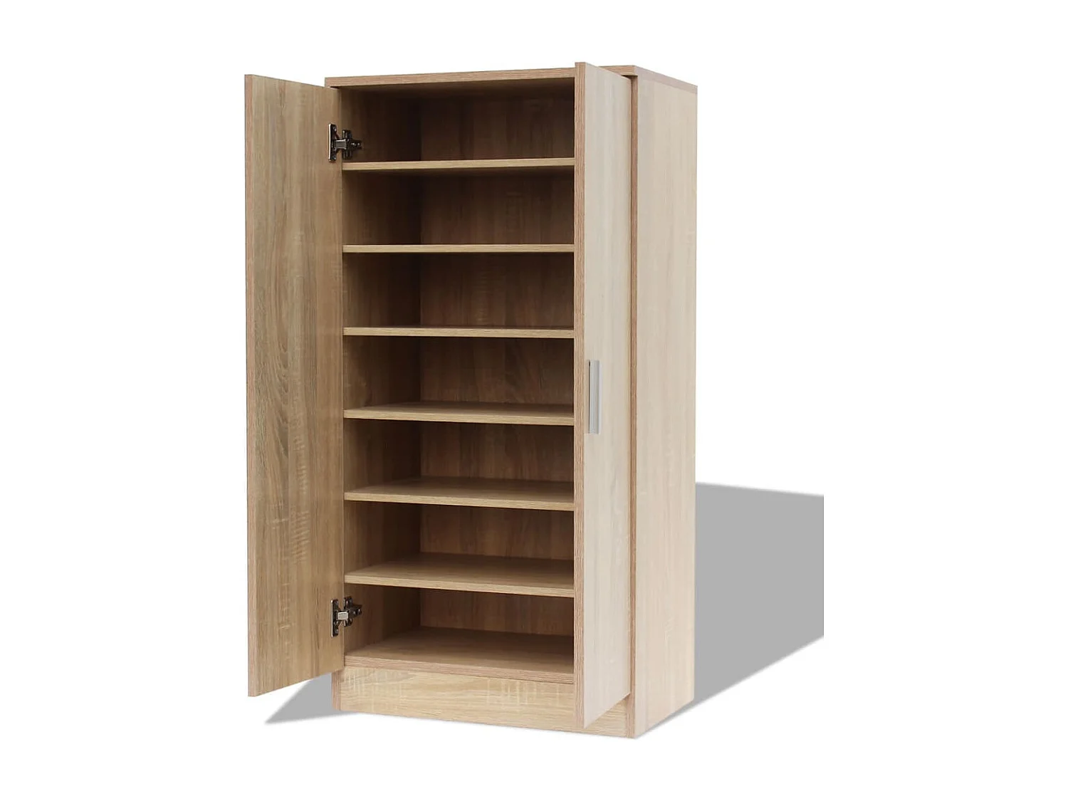 Sapateira com 7 prateleiras, carvalho