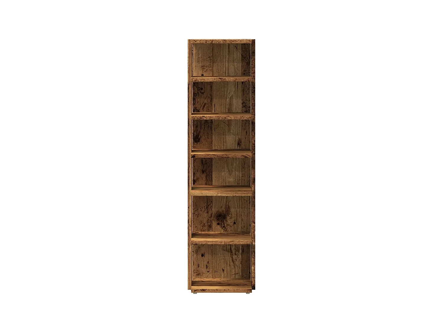 Schoenenkast oud hout 28x27x102 cm samengesteld hout