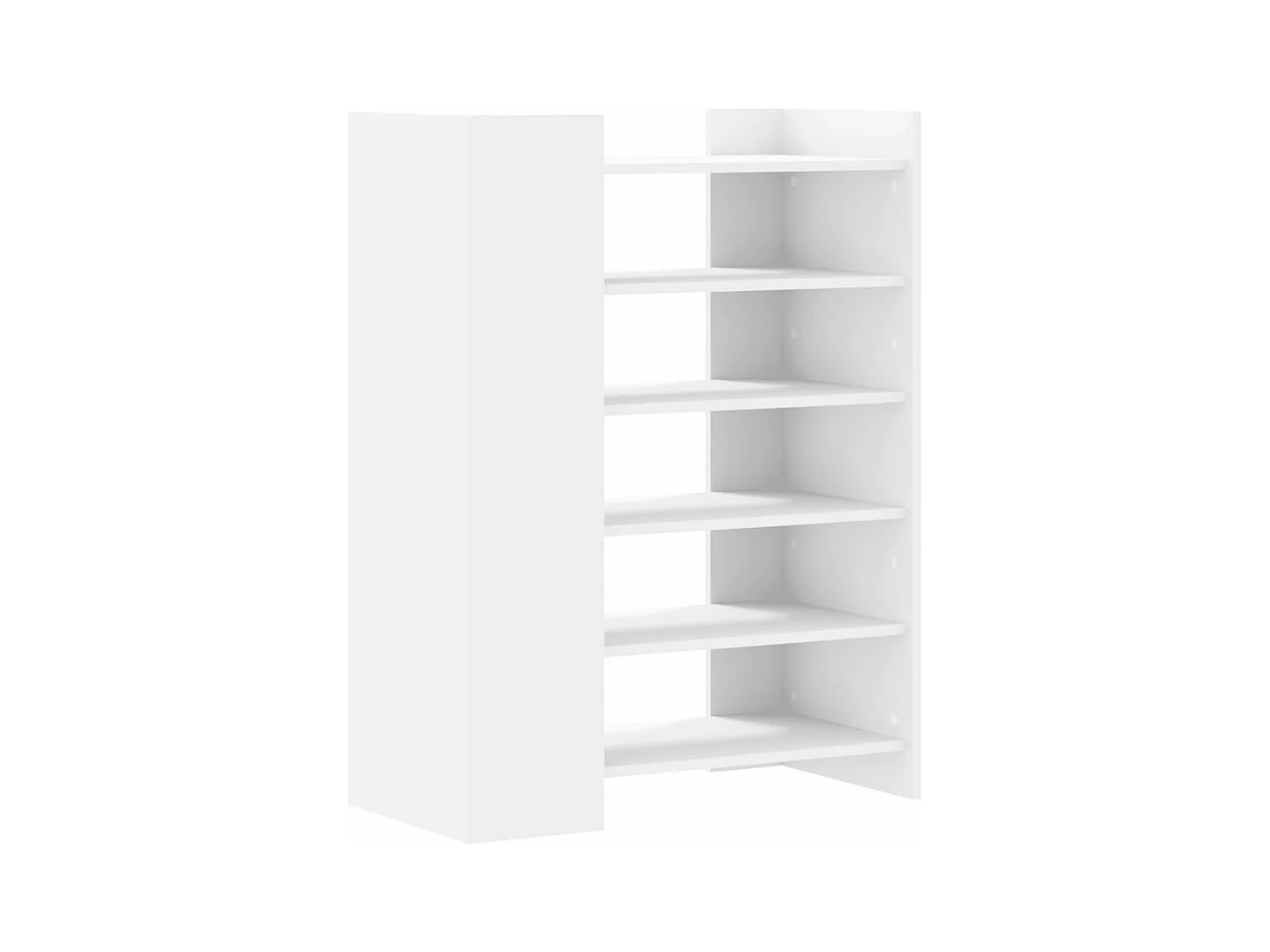 Schuhschrank weiß 74,5x37,5x100 cm, Holzwerkstoff