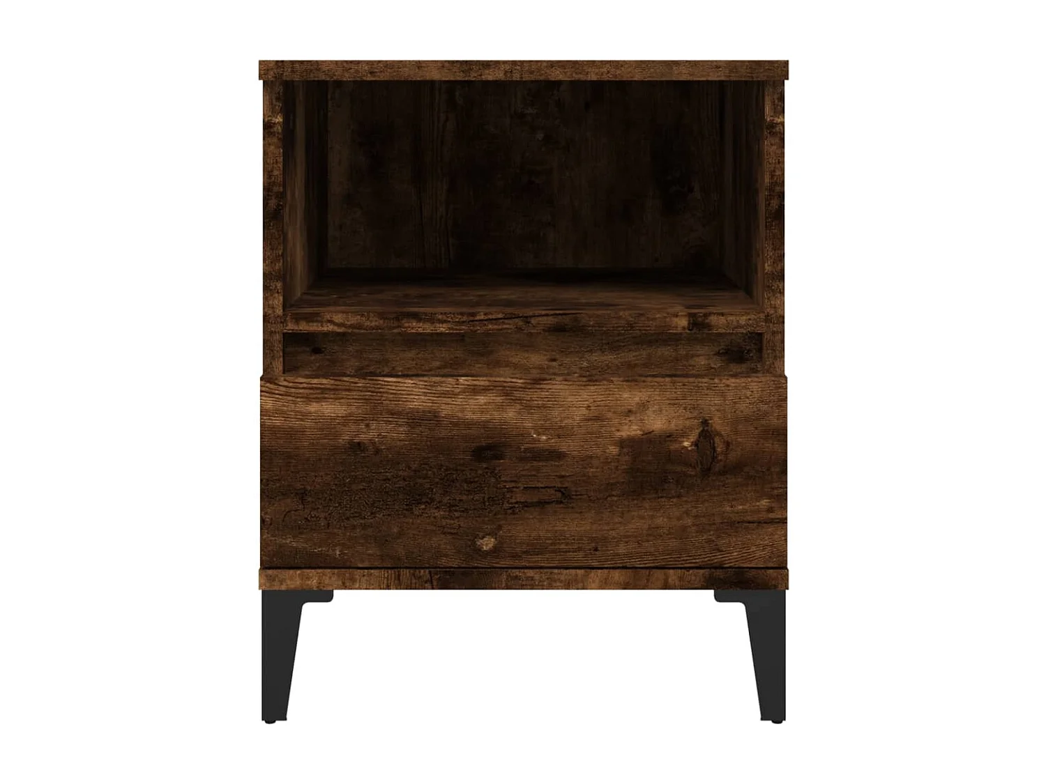 Table de chevet Chêne fumé 40x35x50 cm