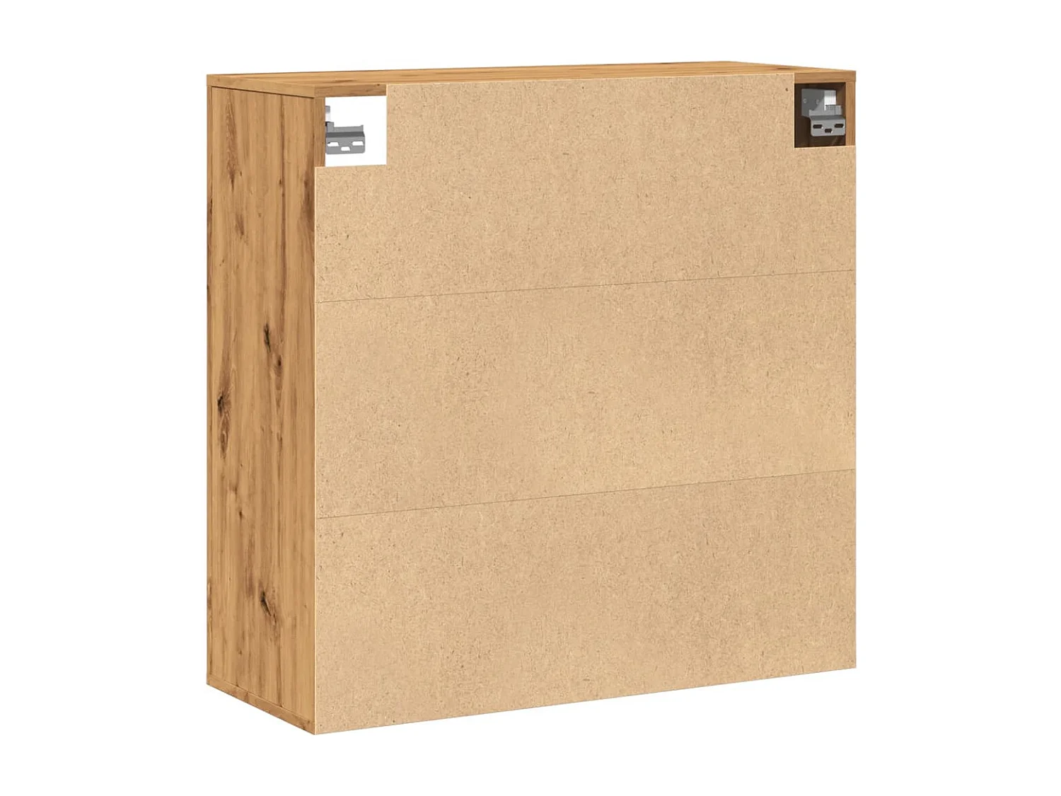 Armoire murale chêne artisanal 80x33x80 cm bois d'ingénierie