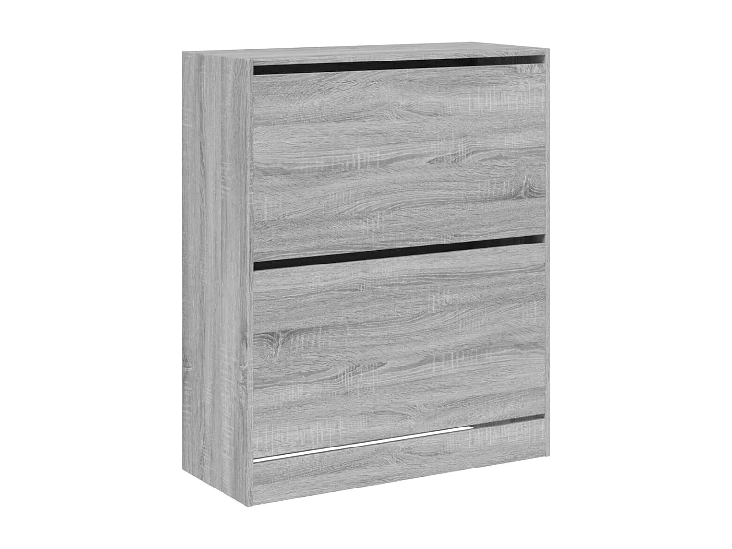Armoire à chaussures sonoma gris 80x34x96,5cm bois d'ingénierie