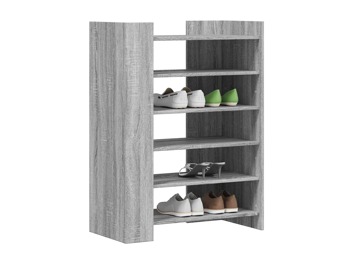 Armoire à chaussures Sonoma gris 74,5x37,5x100 cm