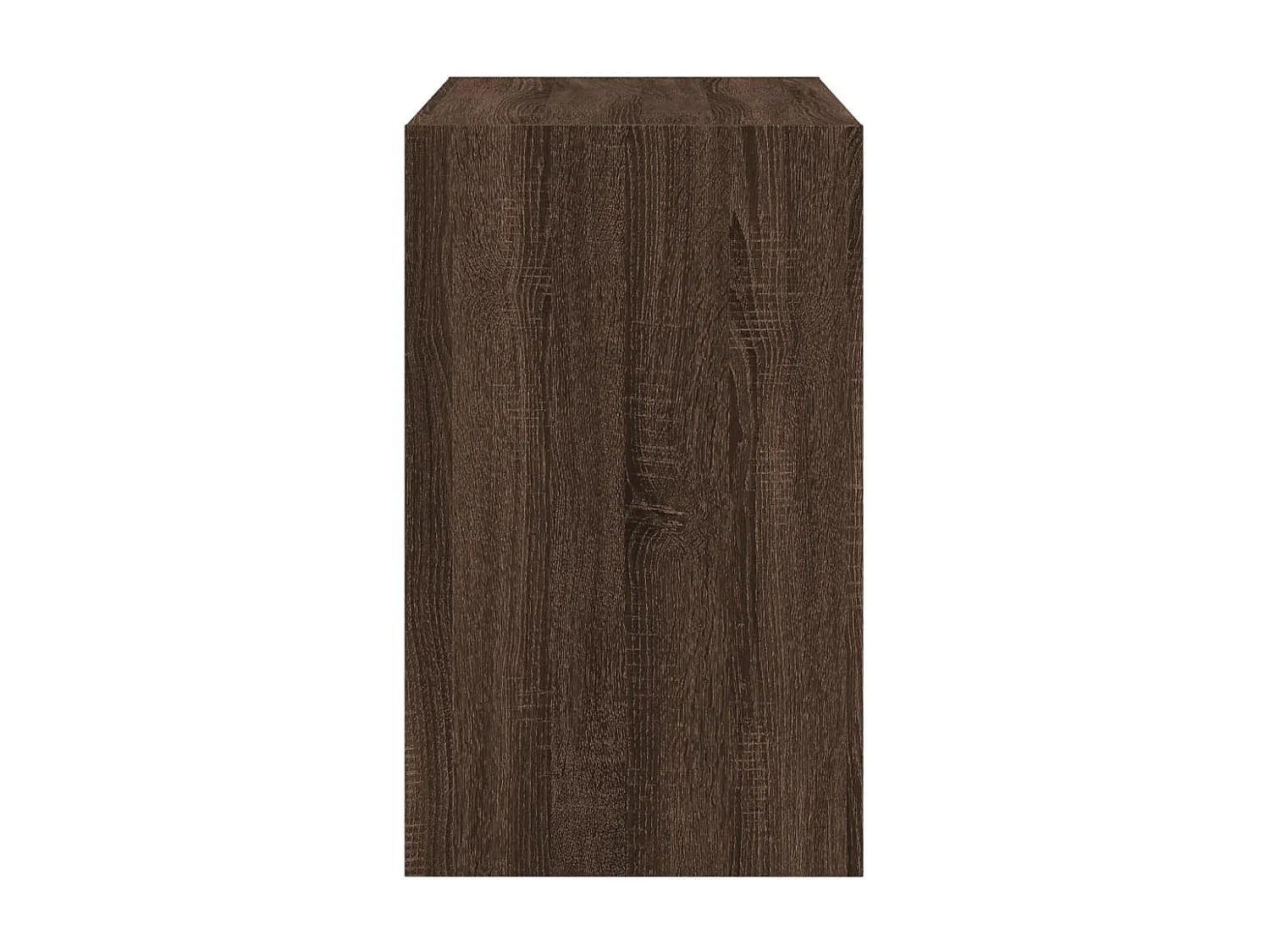 Schuhschrank aus brauner Eiche, 80 x 42 x 69 cm, Holzwerkstoff