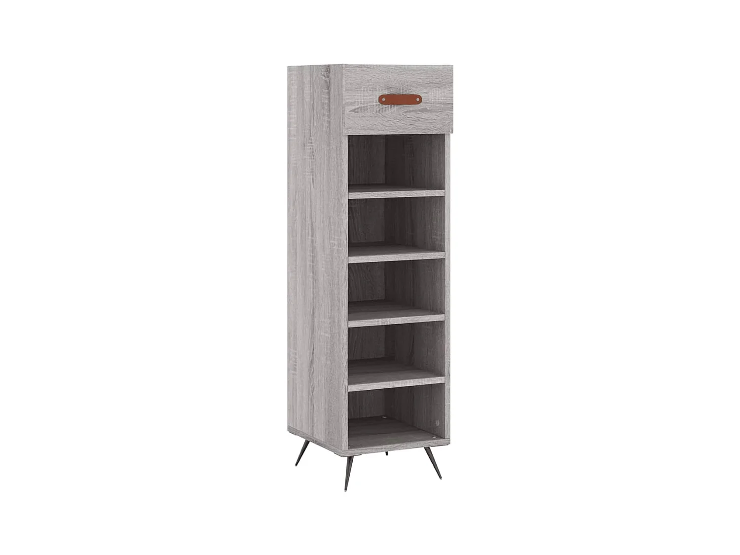 Meuble à chaussures sonoma gris 30x35x105 cm bois d'ingénierie