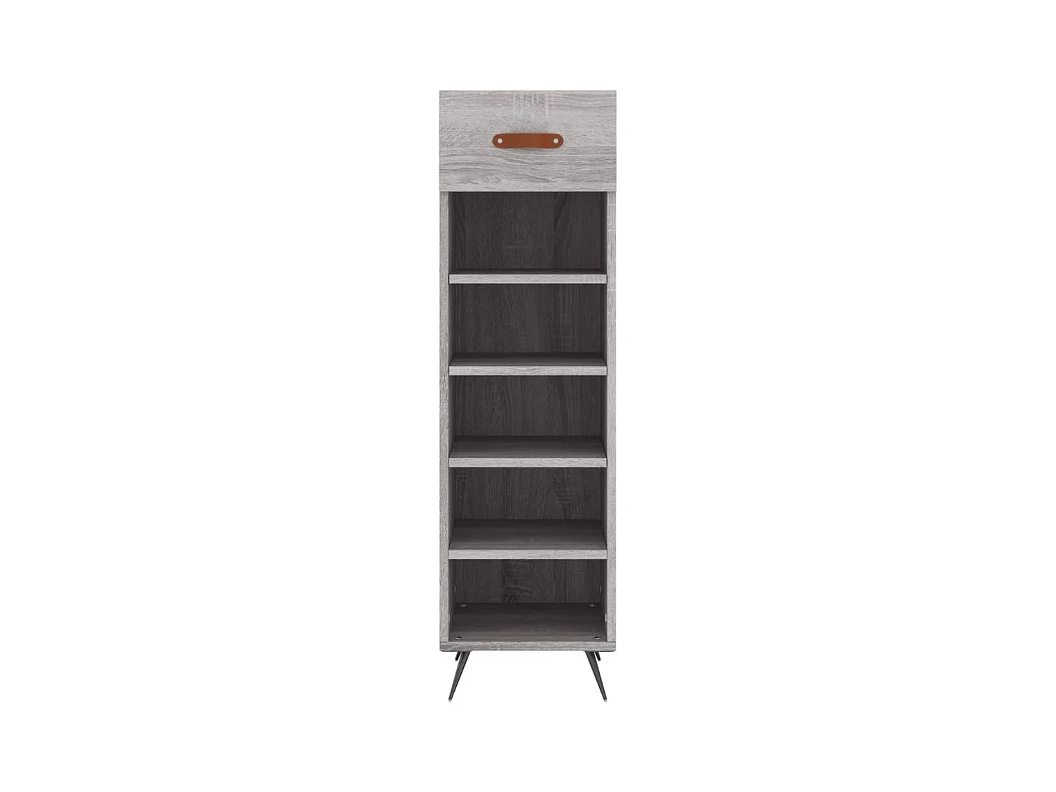 Meuble à chaussures sonoma gris 30x35x105 cm bois d'ingénierie