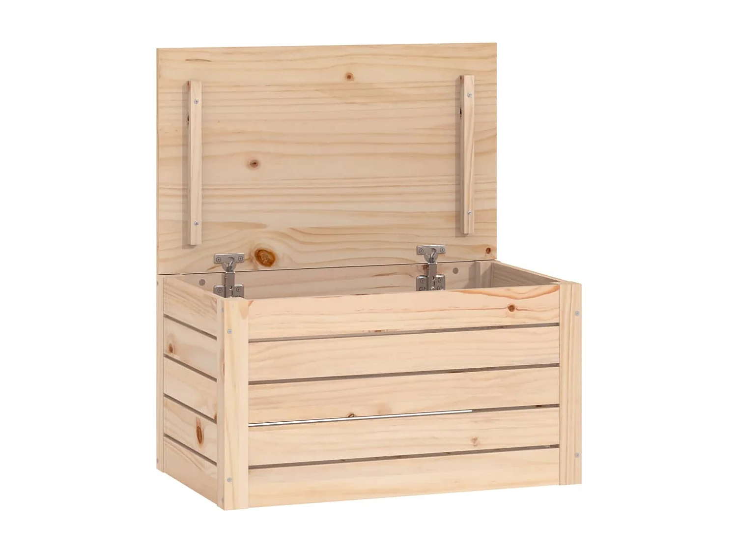 Boîte de rangement 59,5x36,5x33 cm Bois massif de pin