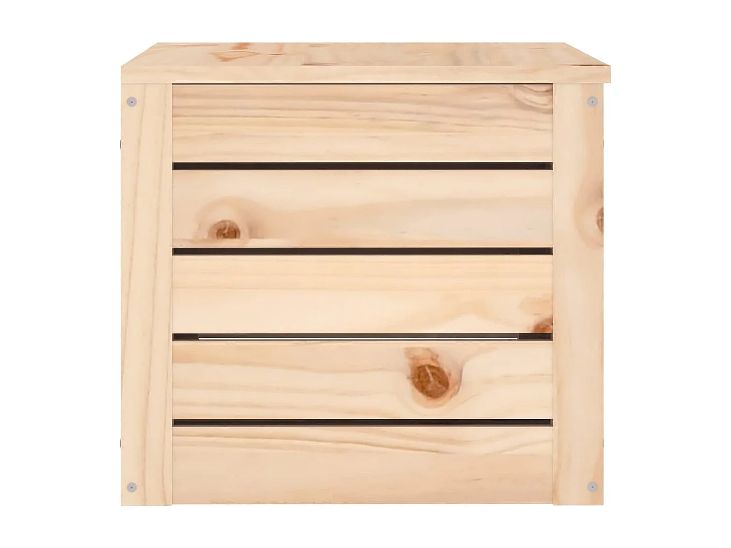 Boîte de rangement 59,5x36,5x33 cm Bois massif de pin