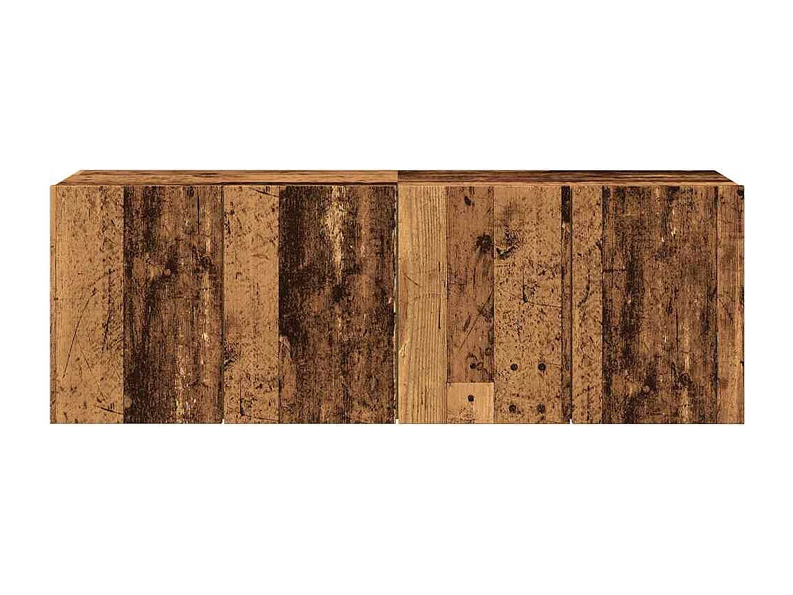 Mobili TV sospesi 2 pz legno vecchio 60x30x41 cm