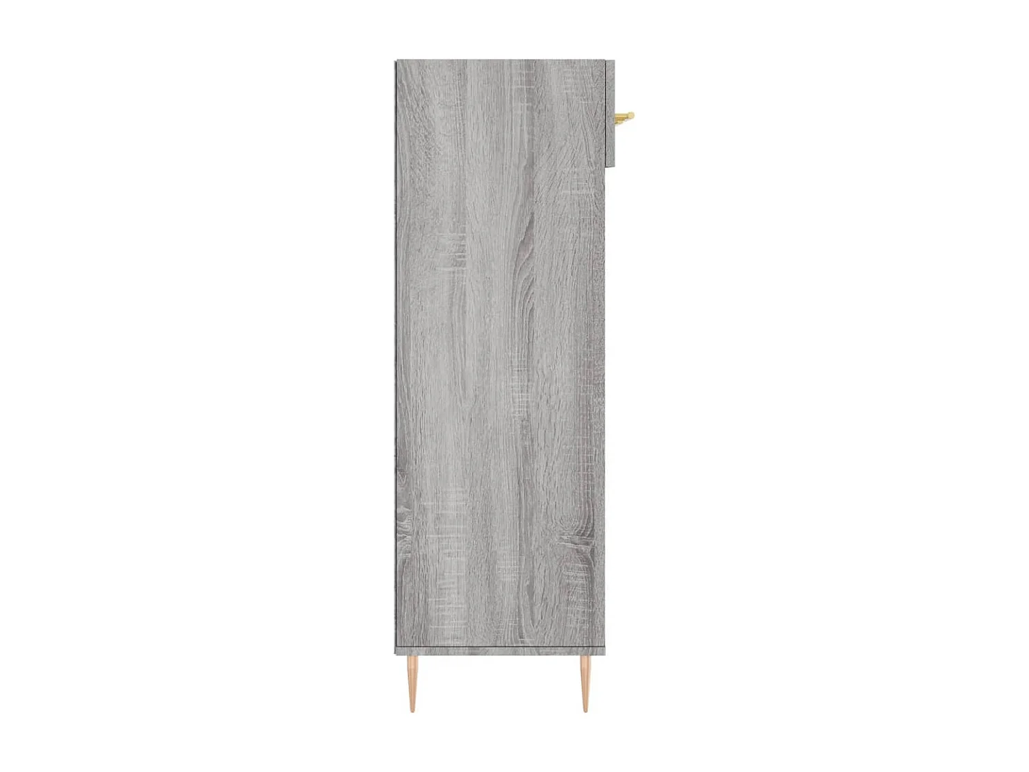 Zapatero Sonoma gris 60x35x105 cm de madera contrachapada