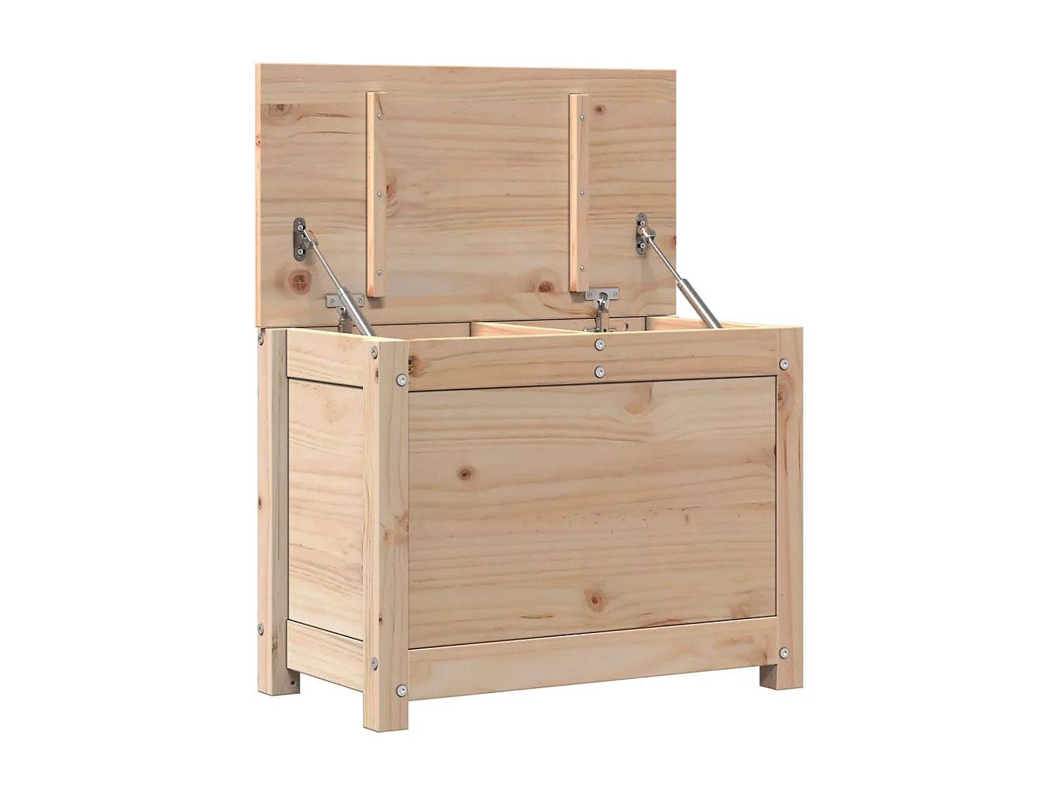 Boîte de rangement 60x32x45,5 cm Bois massif de pin