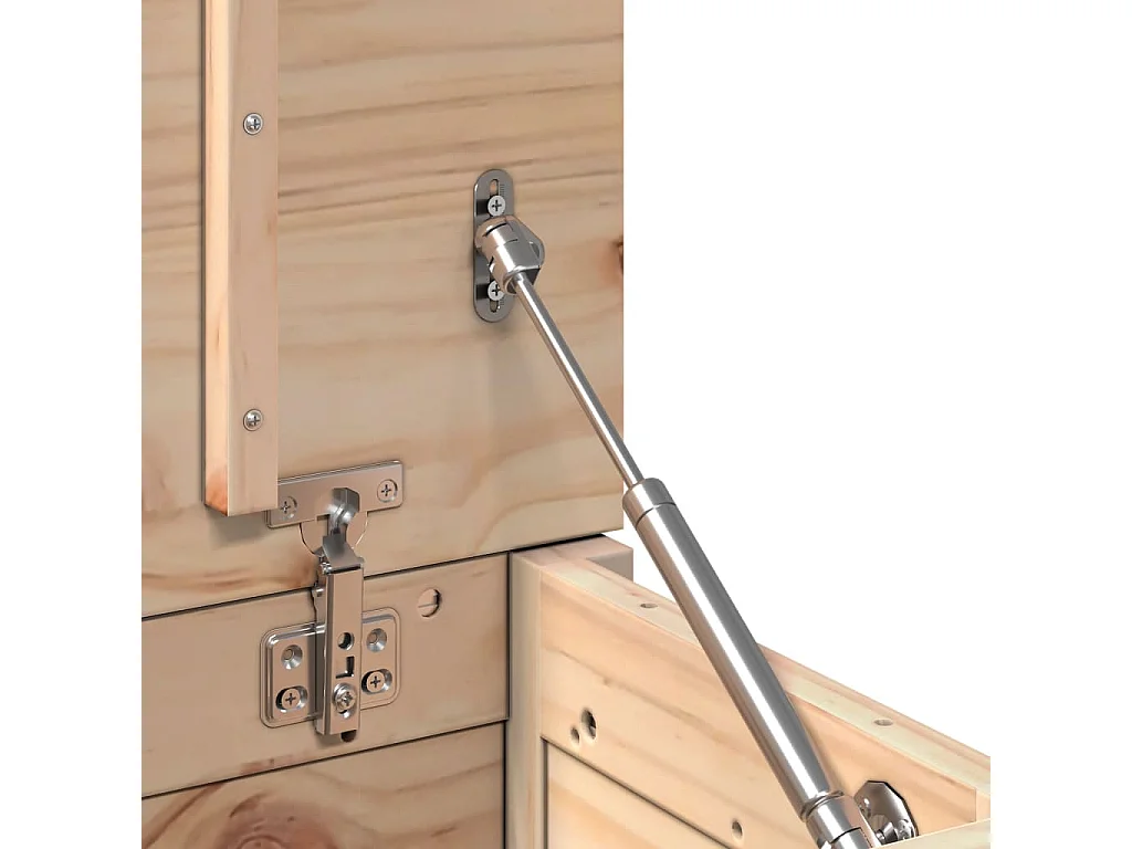 Boîte de rangement 60x32x45,5 cm Bois massif de pin