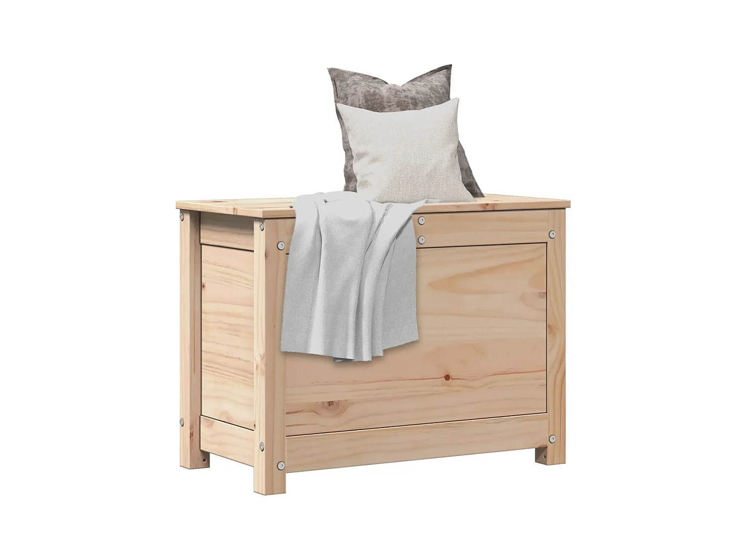 Opbergdoos 60x32x45,5 cm Massief grenenhout