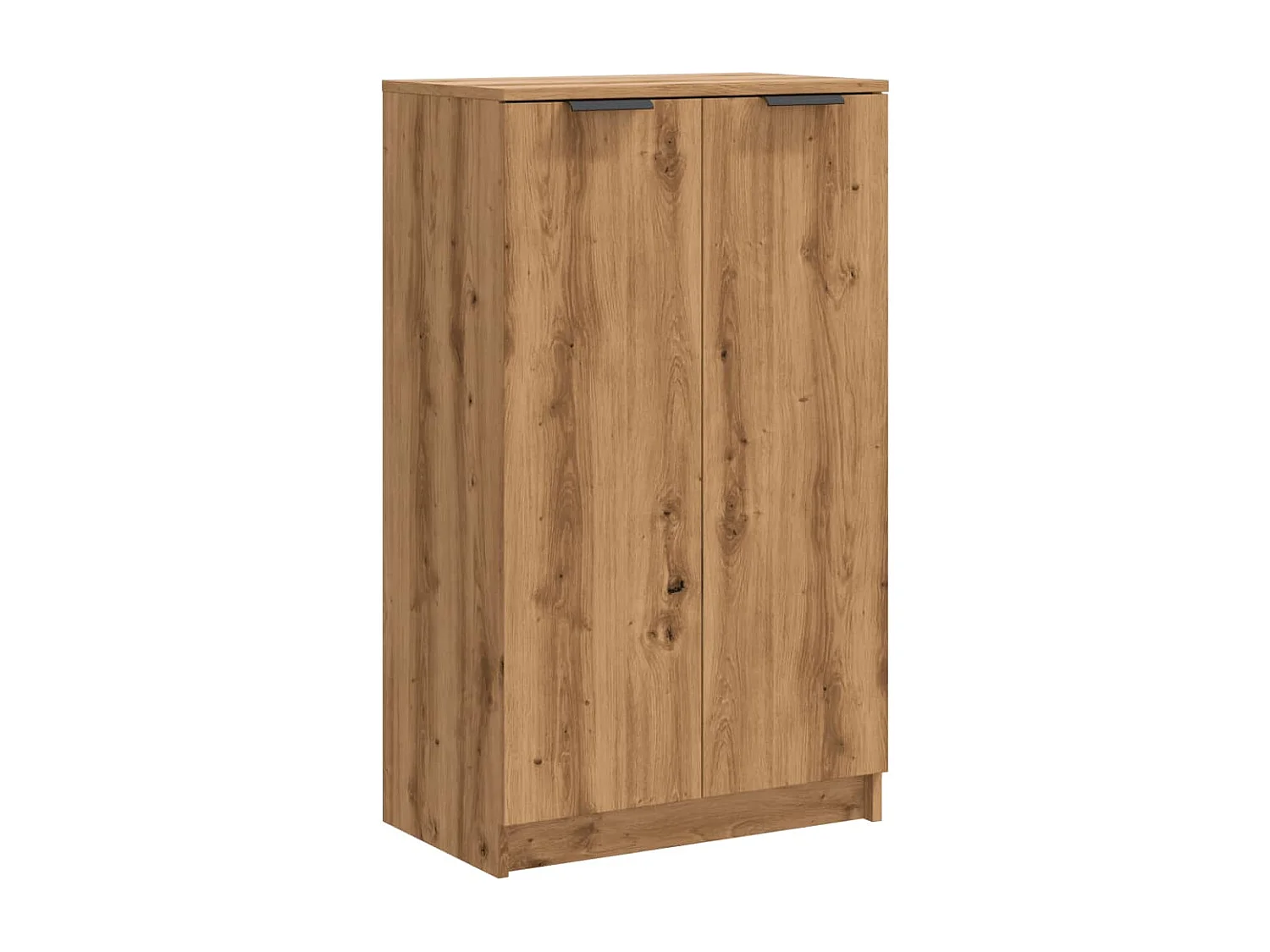 Zapatero artesanal de madera contrachapada de roble.