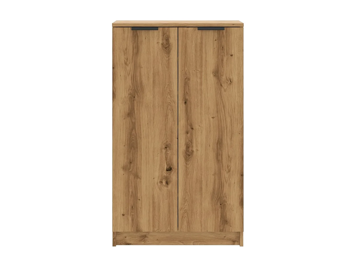 Zapatero artesanal de madera contrachapada de roble.