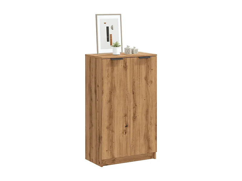 Armoire à chaussures chêne artisanal bois d'ingénierie