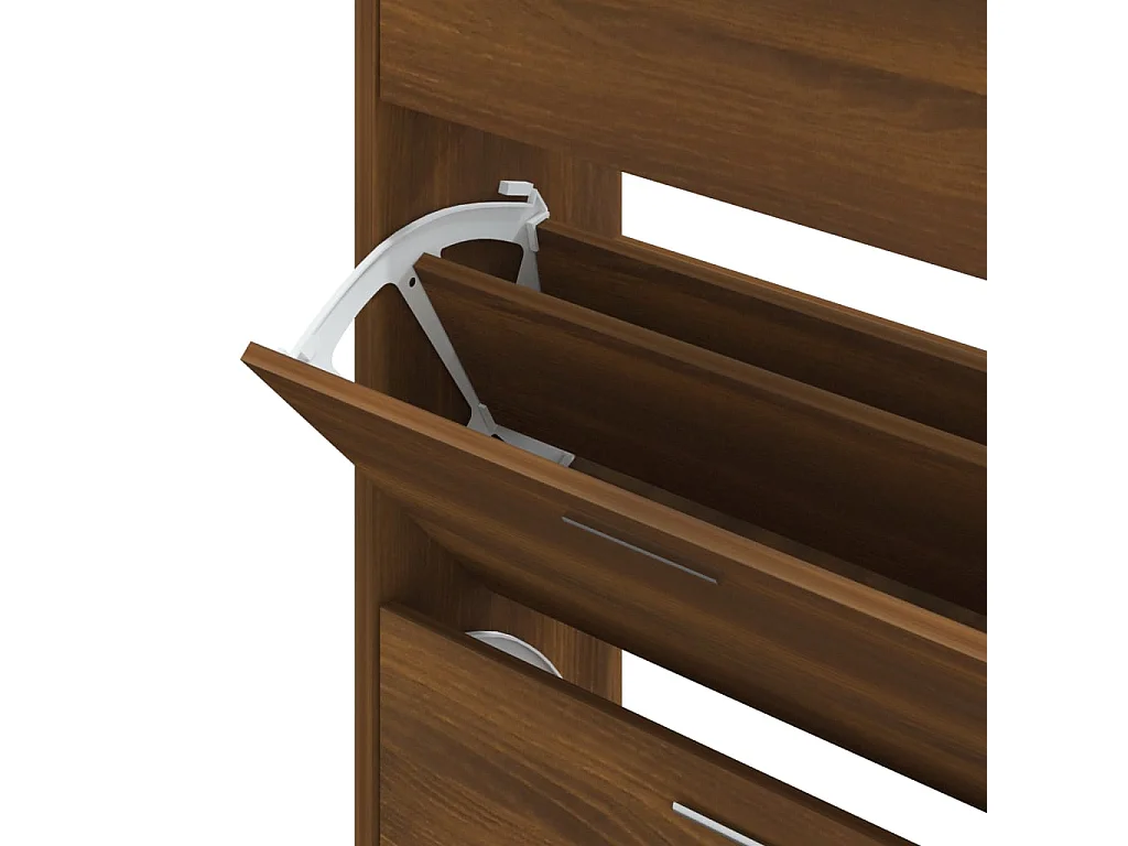 Armoire à chaussures Chêne marron 63x24x103cm Bois d'ingénierie