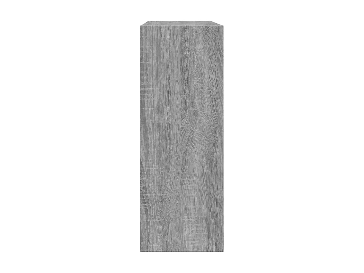 Sonoma grauer Schuhschrank 60x21x57 cm aus Holzwerkstoff