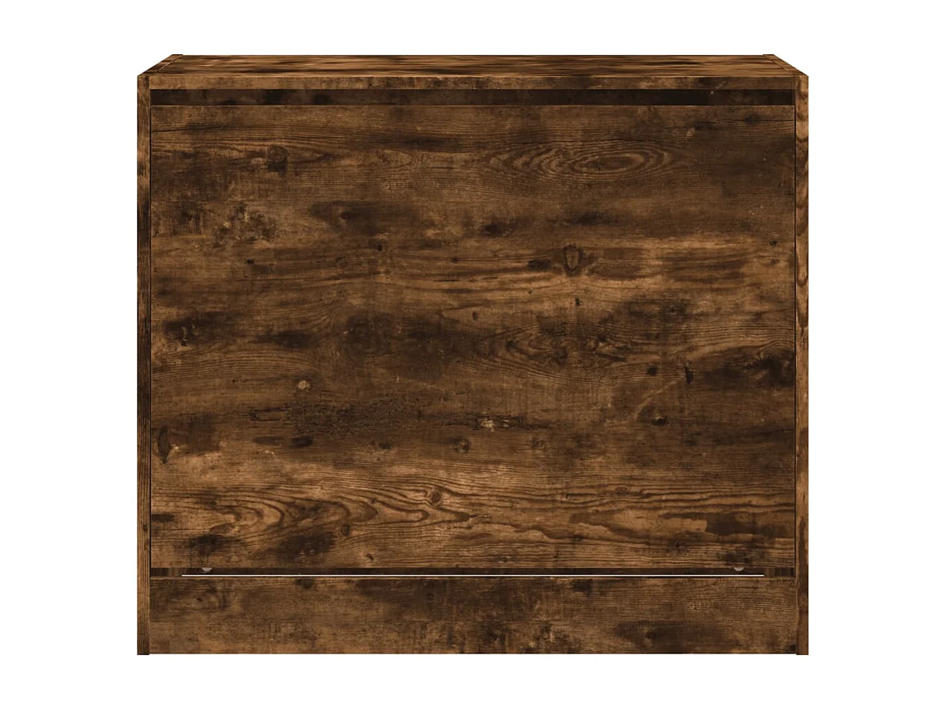 Armoire à chaussures chêne fumé 80x42x69 cm bois d'ingénierie