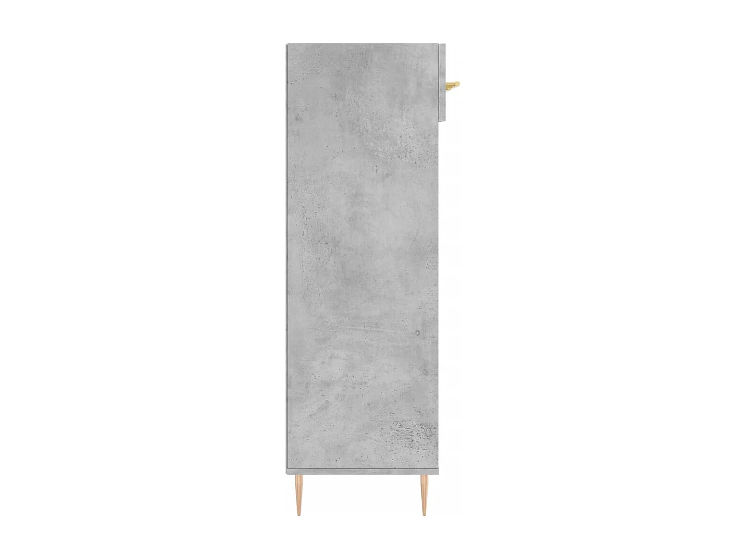 Armoire à chaussures gris béton 60x35x105 cm bois d'ingénierie