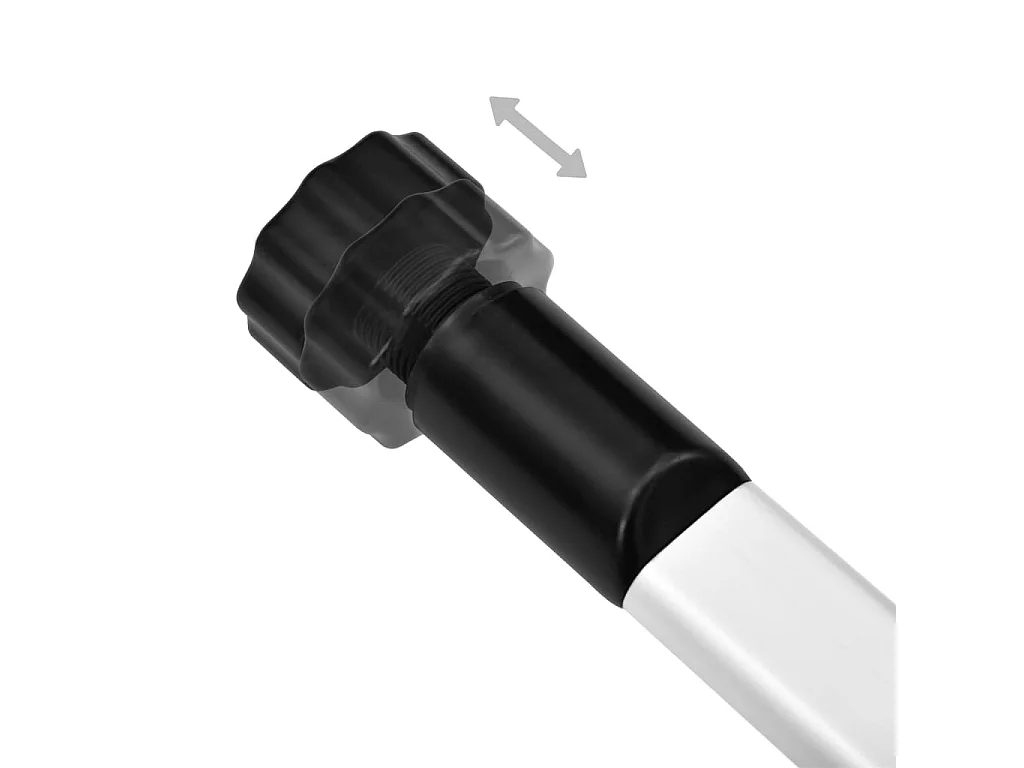 Portamaletas telescópico con barras de aluminio