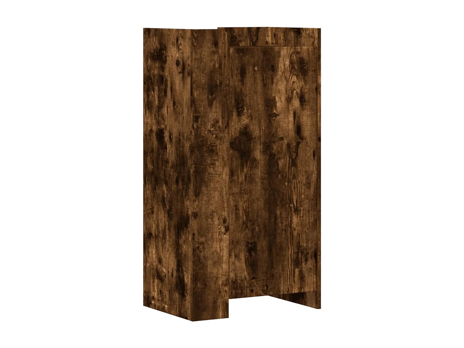 Armoire à chaussures chêne fumé 52x37,5x100cm bois d'ingénierie
