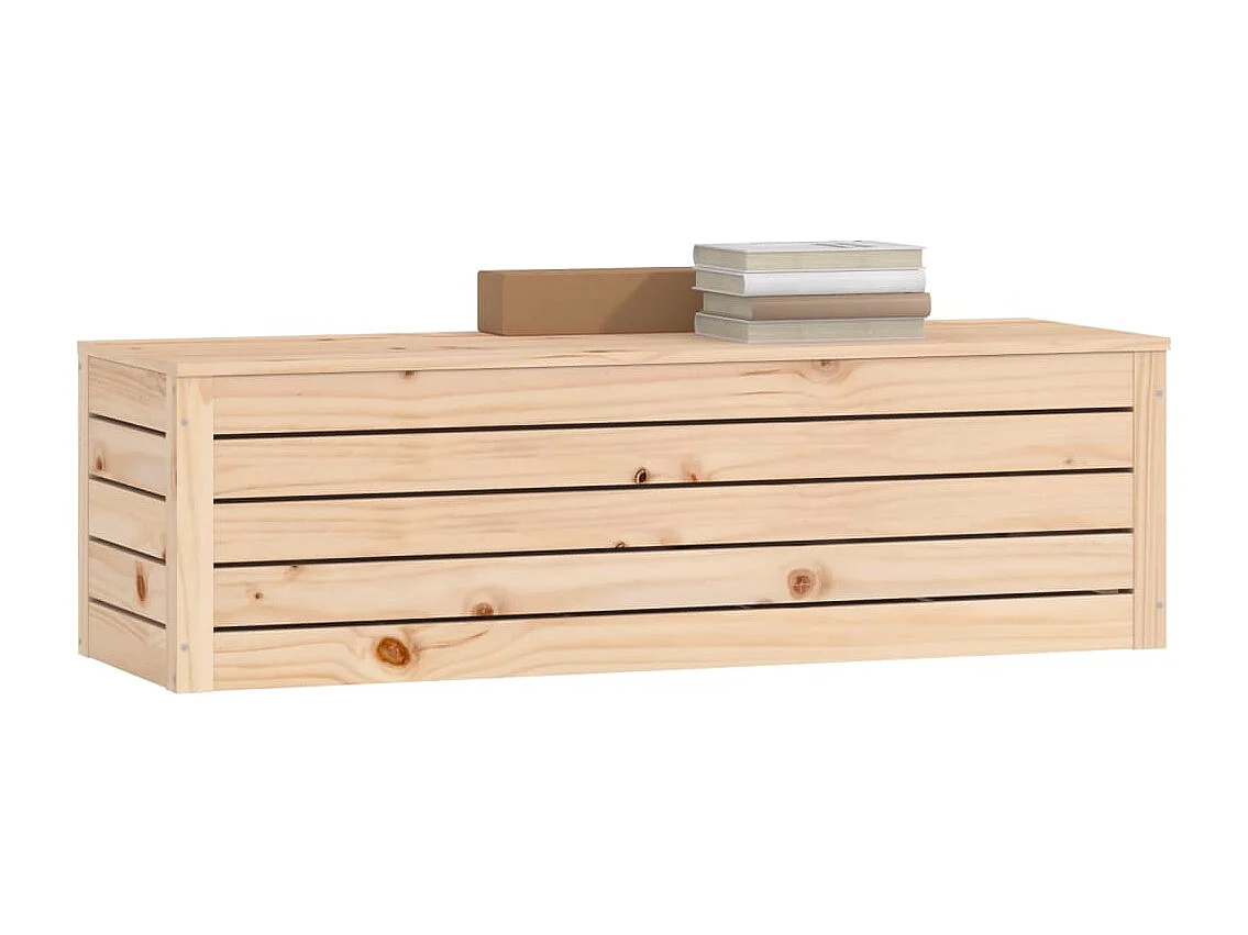 Boîte de rangement 109x36,5x33 cm Bois massif de pin
