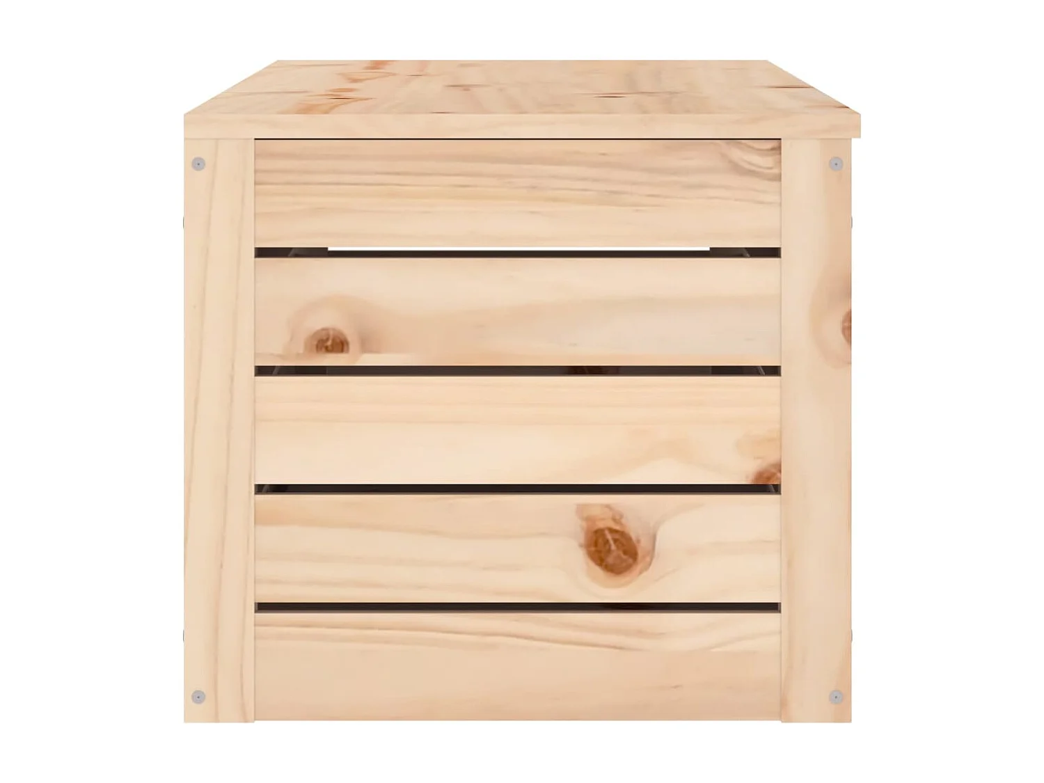 Boîte de rangement 109x36,5x33 cm Bois massif de pin