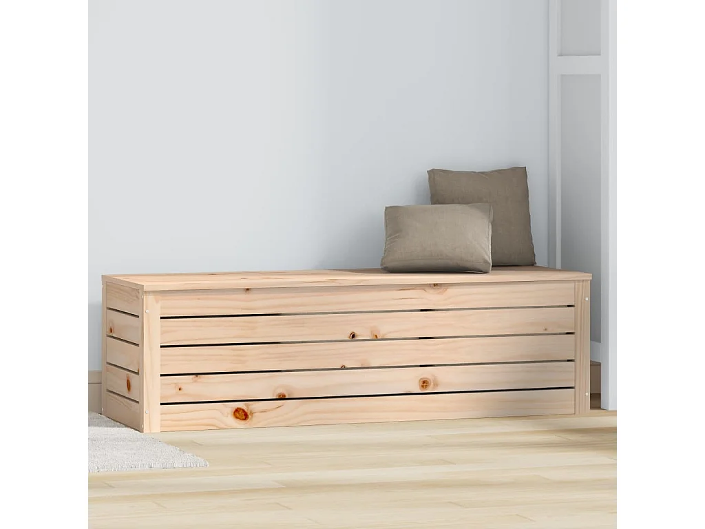 Boîte de rangement 109x36,5x33 cm Bois massif de pin