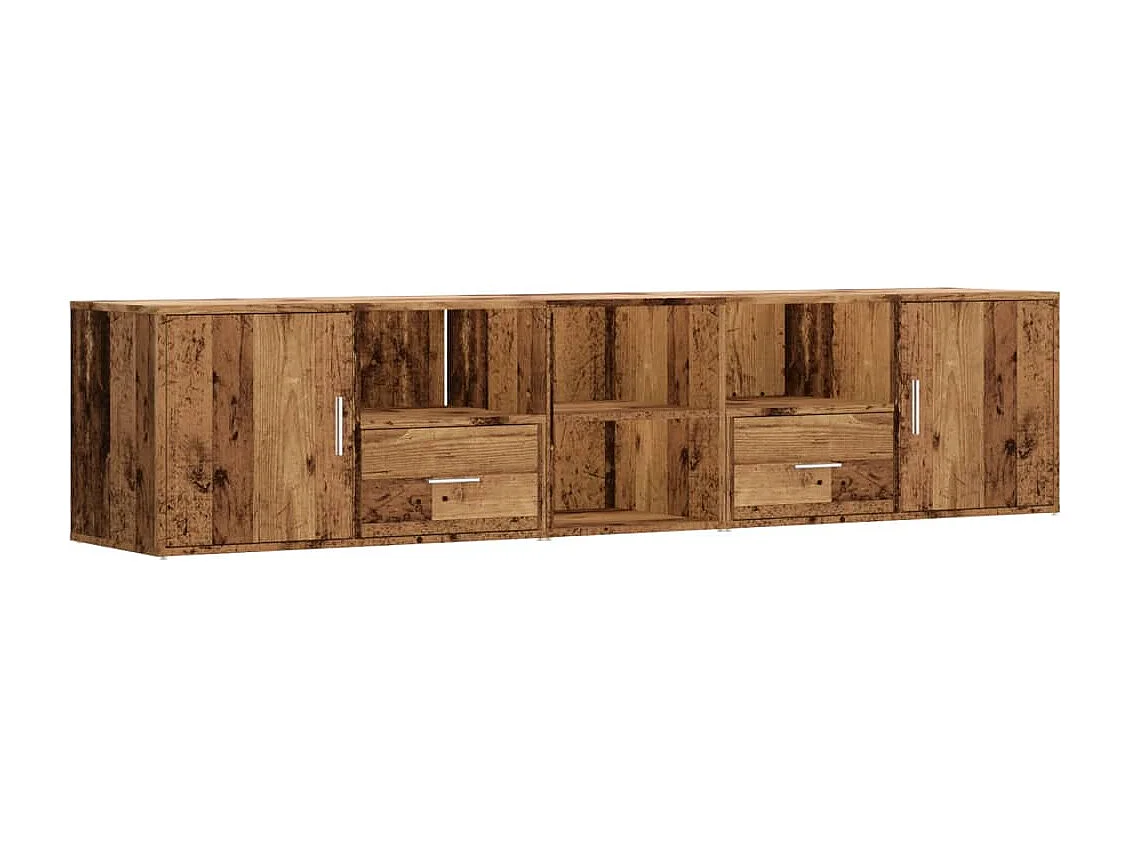 Eckschrank Altholz 200x40x45 cm Holzwerkstoff