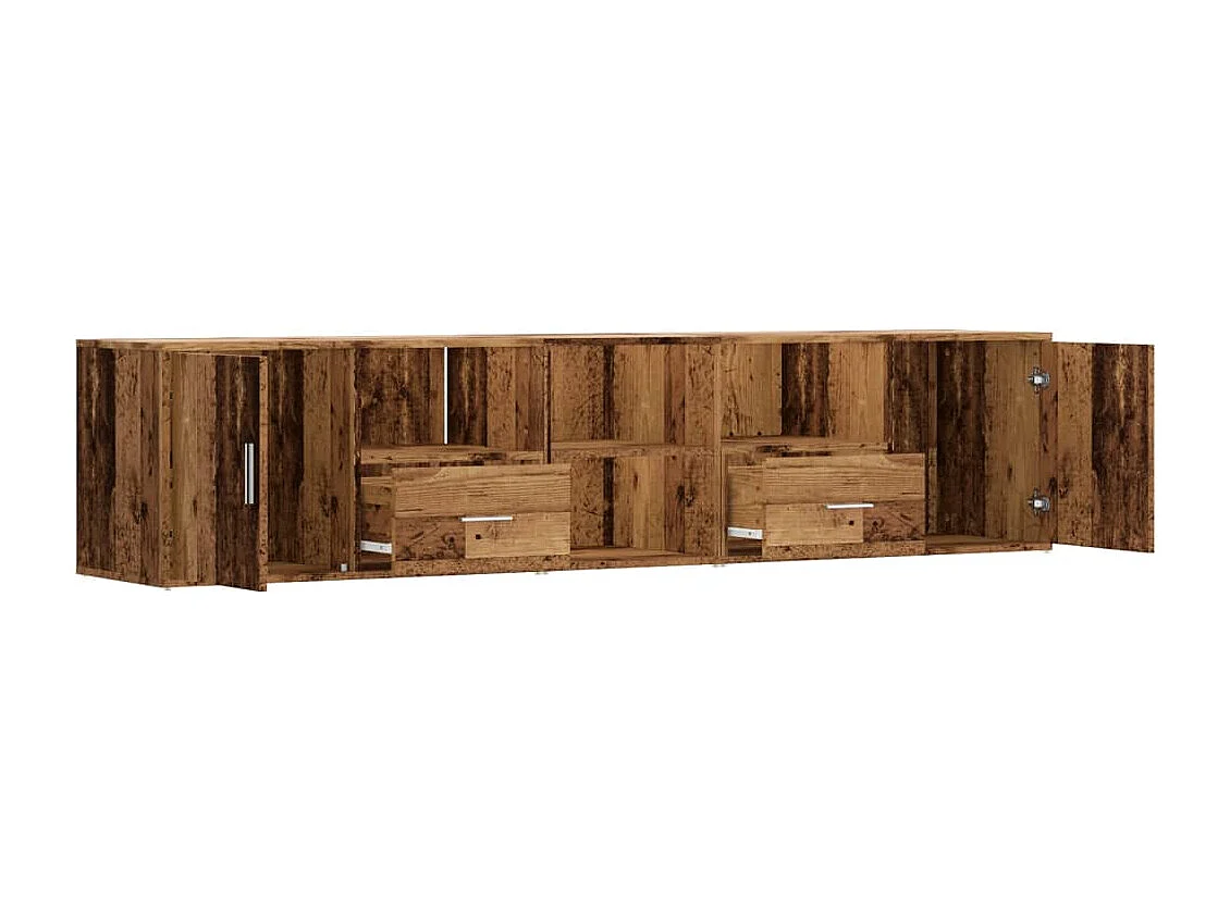 Eckschrank Altholz 200x40x45 cm Holzwerkstoff
