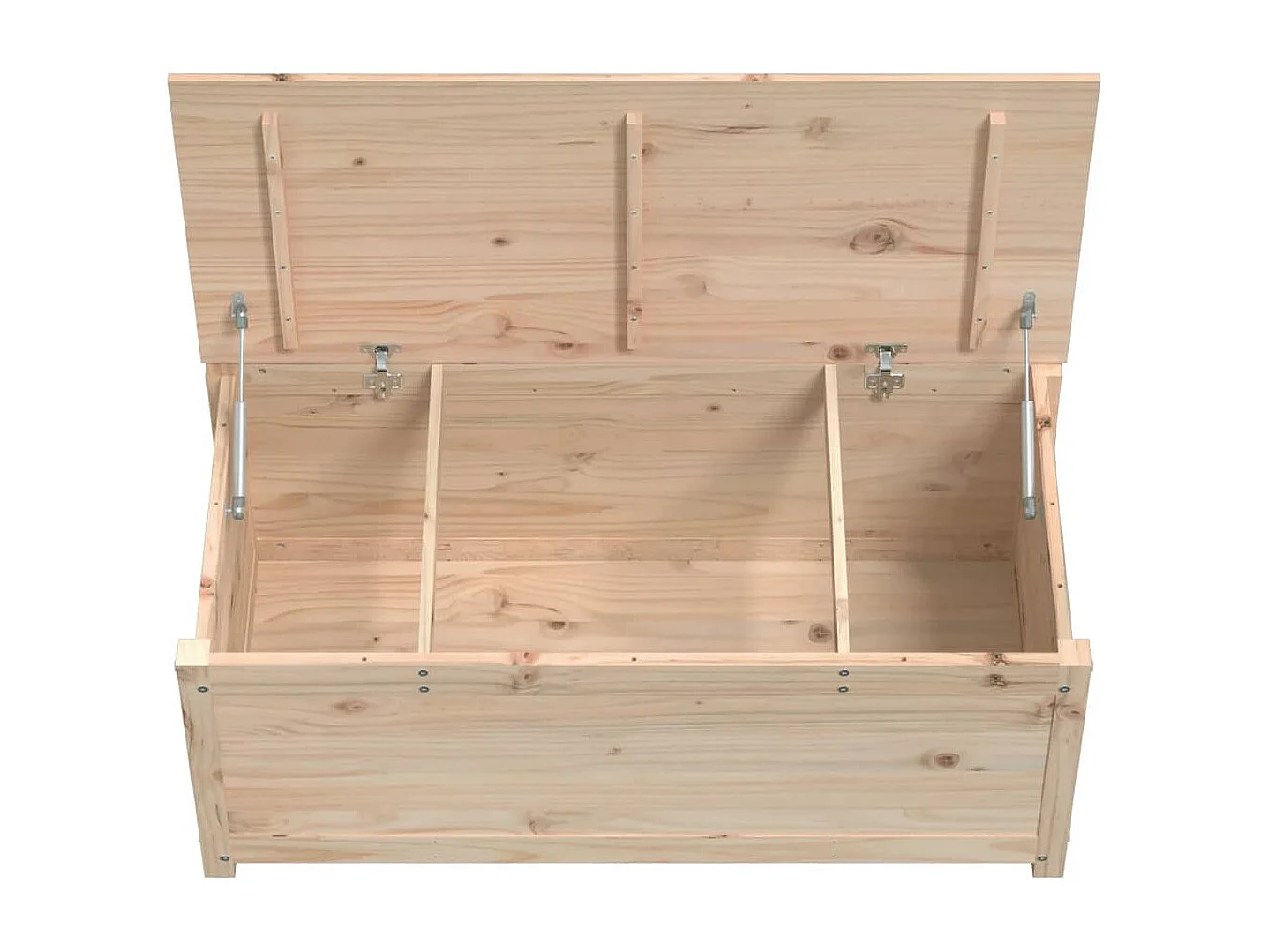 Aufbewahrungsbox 110x50x45,5 cm Massives Kiefernholz