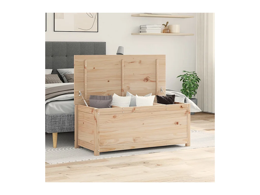 Opbergdoos 110x50x45,5 cm Massief grenenhout