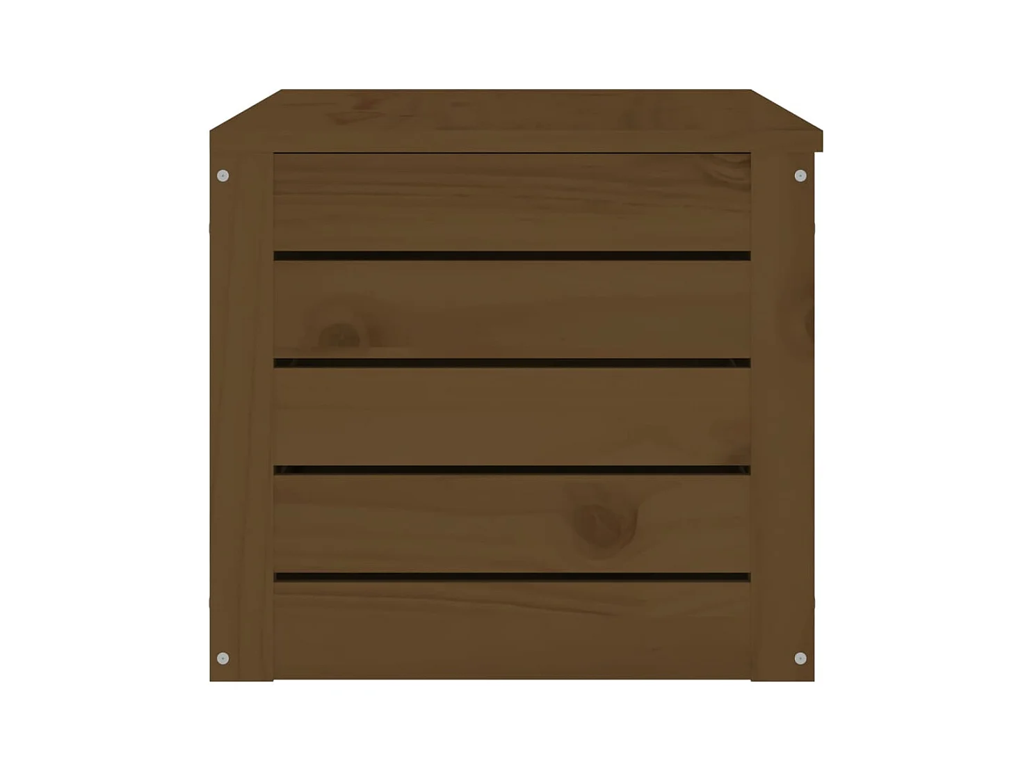 Opbergdoos Honingbruin 89x36,5x33 cm Massief grenenhout