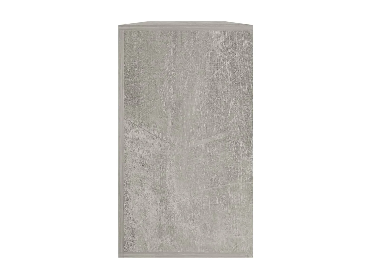 Banc à chaussures Gris béton 80x24x45 cm Bois d'ingénierie