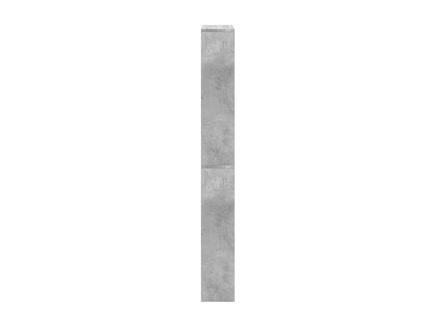 Scarpiera e specchio 4 livelli grigio cemento 63x17x134cm