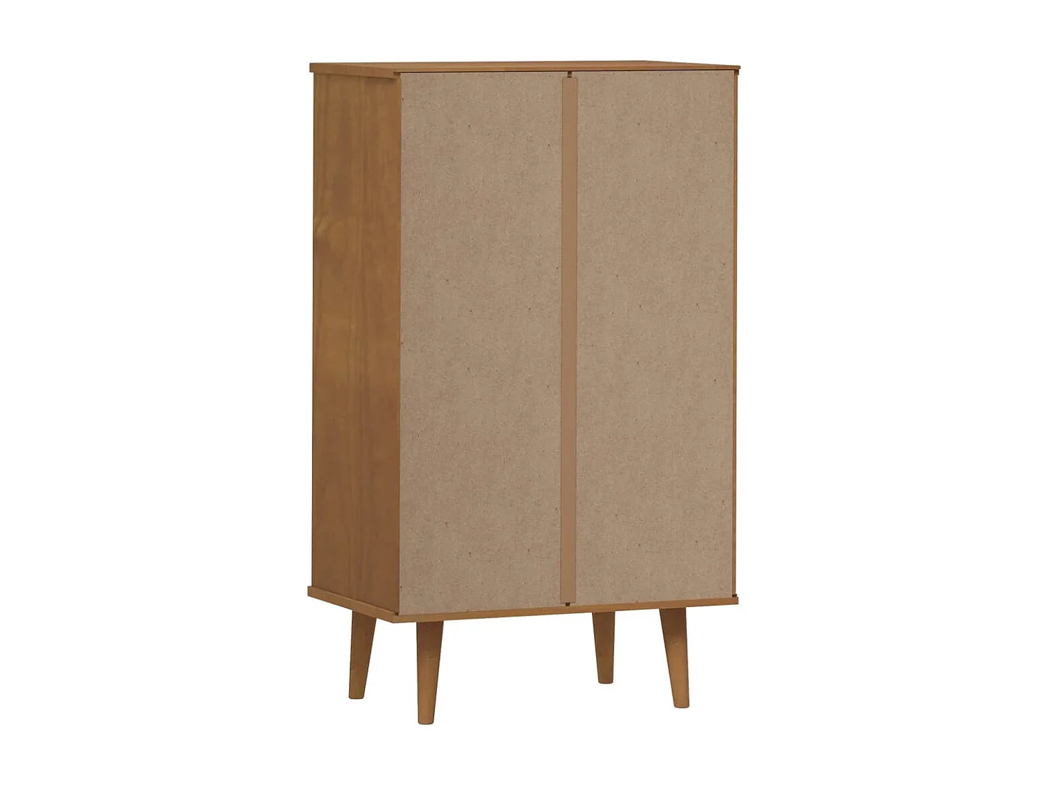 Armoire à chaussures MOLDE Marron 59,5x35x103 cm Bois de pin