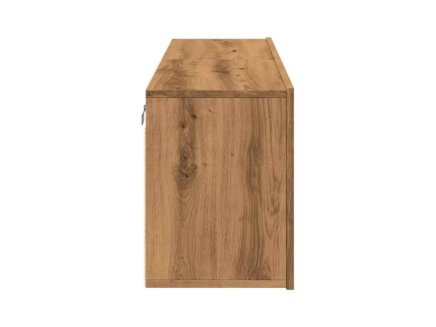 TV-meubels voor wandmontage 2 stuks handgemaakt eiken 60x30x41 cm