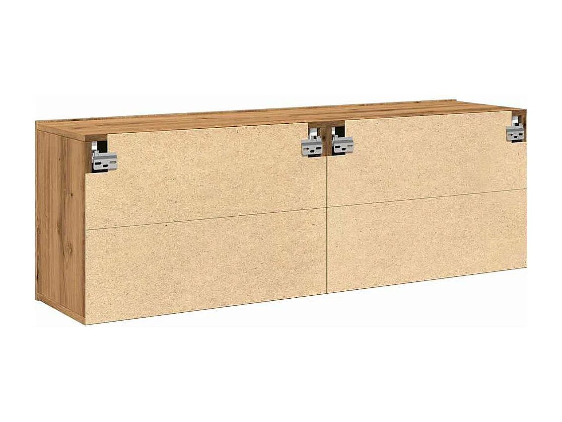 Meubles TV muraux 2 pcs chêne artisanal 60x30x41 cm