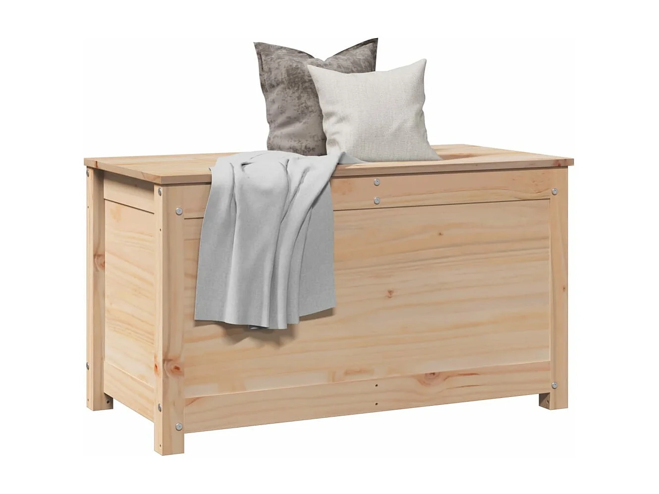 Boîte de rangement 80x40x45,5 cm Bois massif de pin