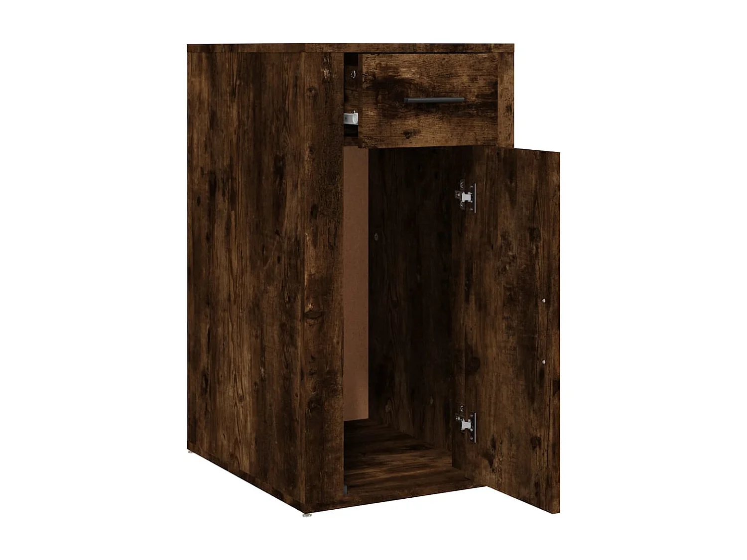 Büroschrank Räuchereiche 40x49x75 cm Holzwerkstoff