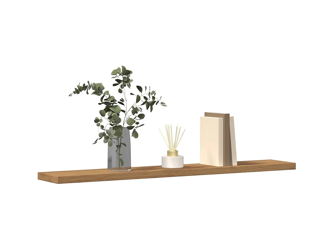 Panneau de bibliothèque 4 pcs chêne artisanal 60x10x1,5 cm