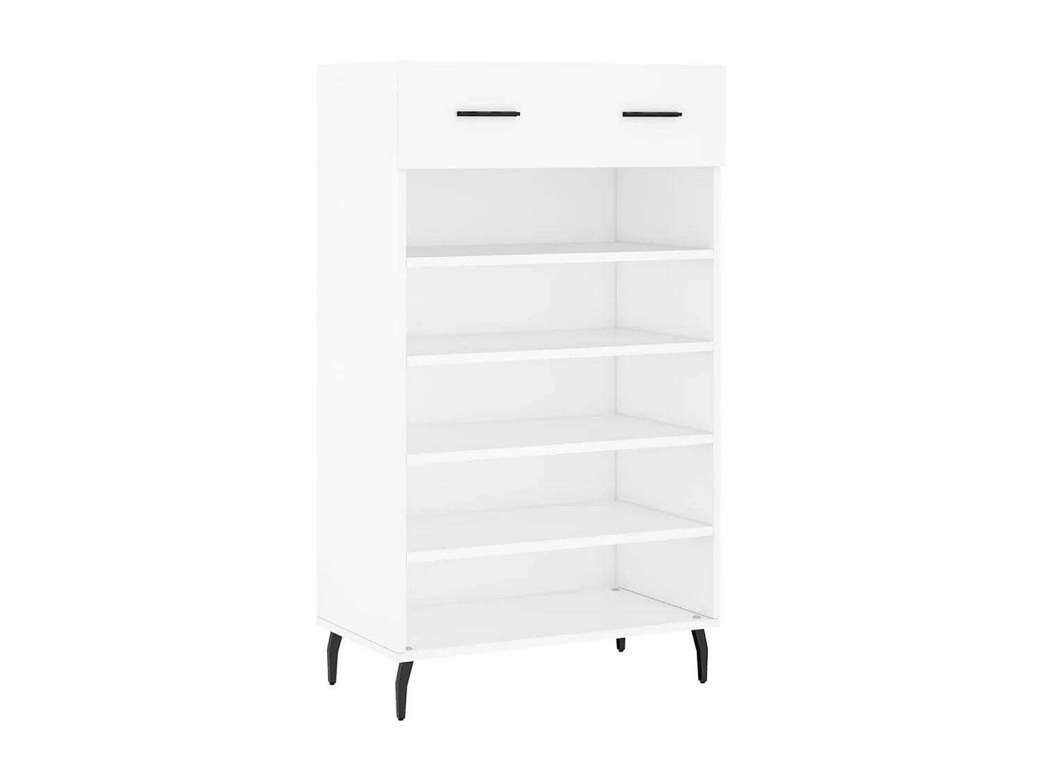 Armoire à chaussures blanc 60x35x105 cm bois d'ingénierie