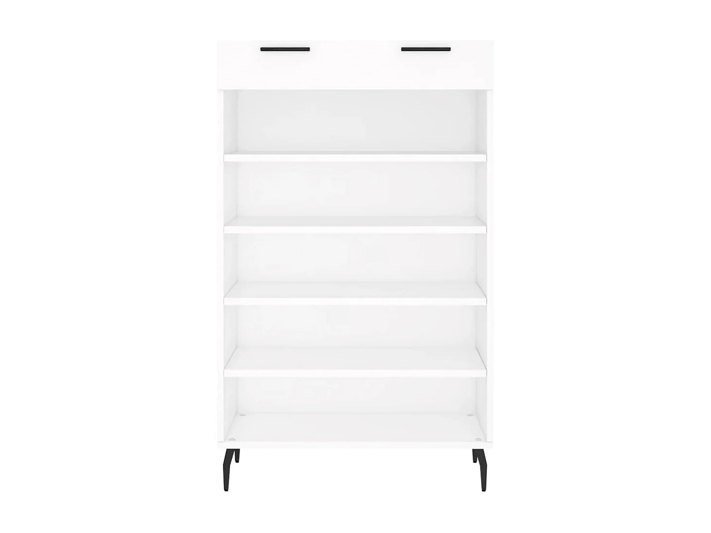 Armoire à chaussures blanc 60x35x105 cm bois d'ingénierie