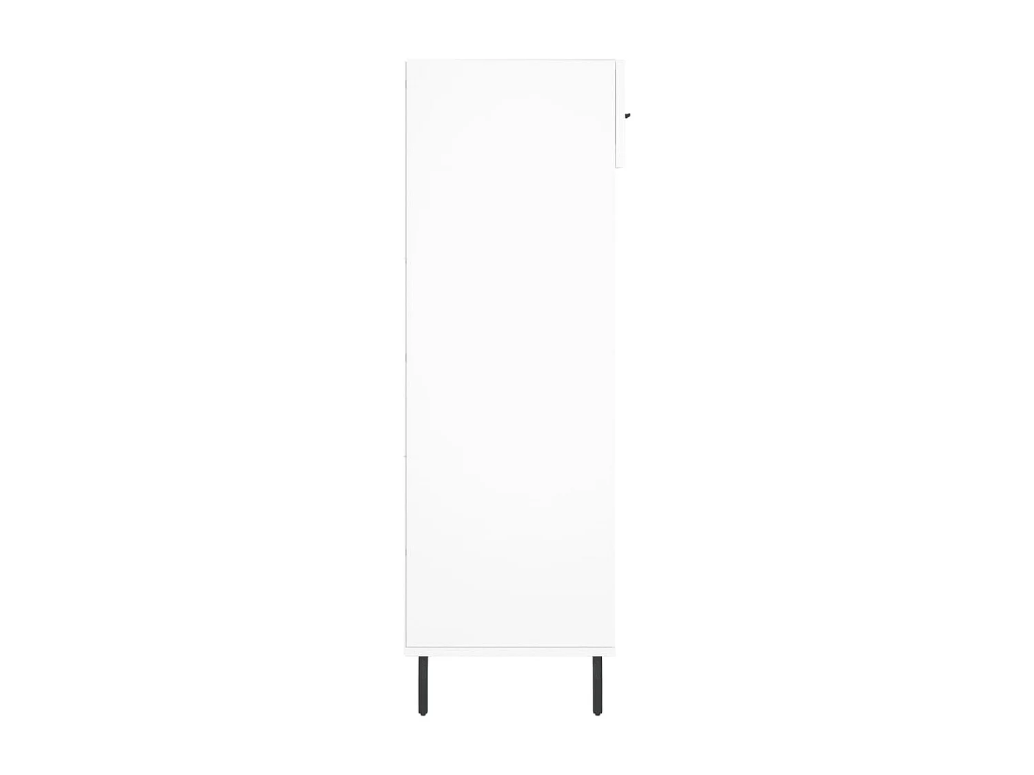 Armoire à chaussures blanc 60x35x105 cm bois d'ingénierie